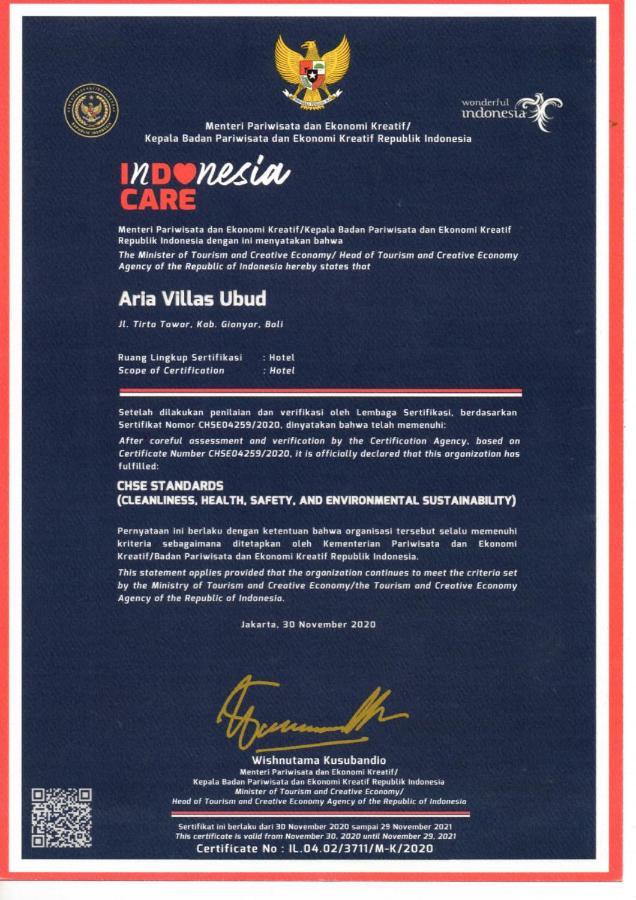 Aria Villas Ubud Zewnętrze zdjęcie